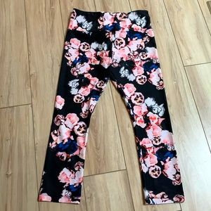 Lorna Jane Flowered 3/4 Leggings
